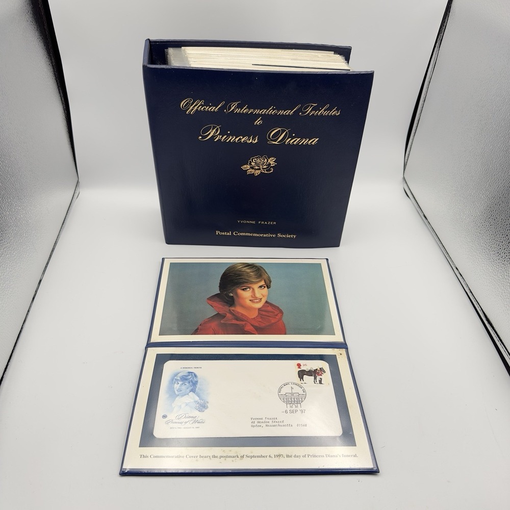 Official Postal Commemorative Society International Tribute Princess Diana 2 Pak